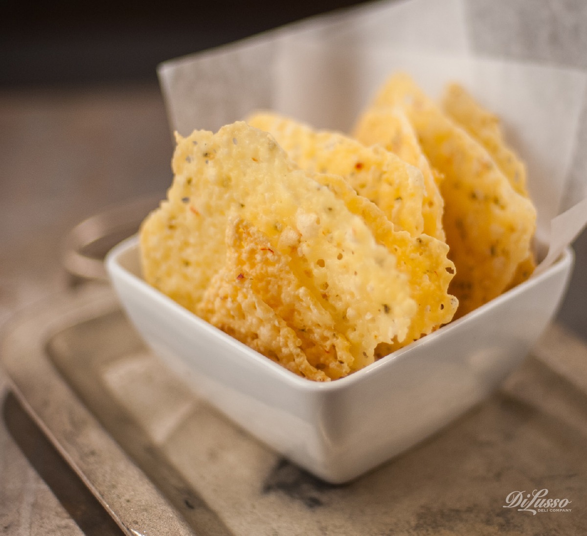 Baked Deli Cheese Crisps