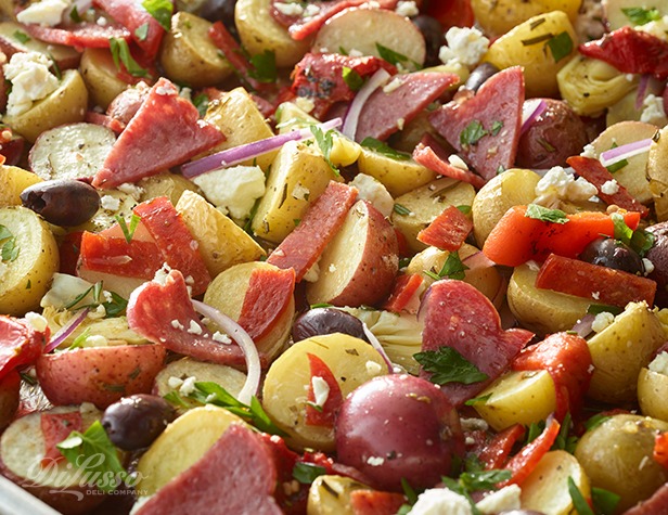 Warm Mediterranean Potato Salad