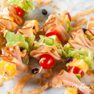 Southwest Salad Skewers - Tastier Tailgate Blog