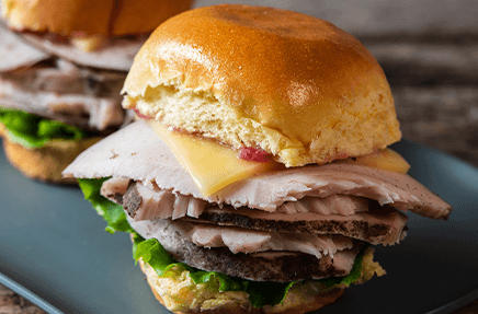 Cranberry Sage Turkey Sliders