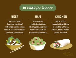 DI LUSSO® for Dinner – Dinner Done Quicker