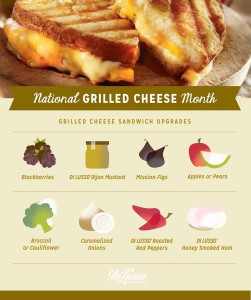 April is National Grilled Chese Month