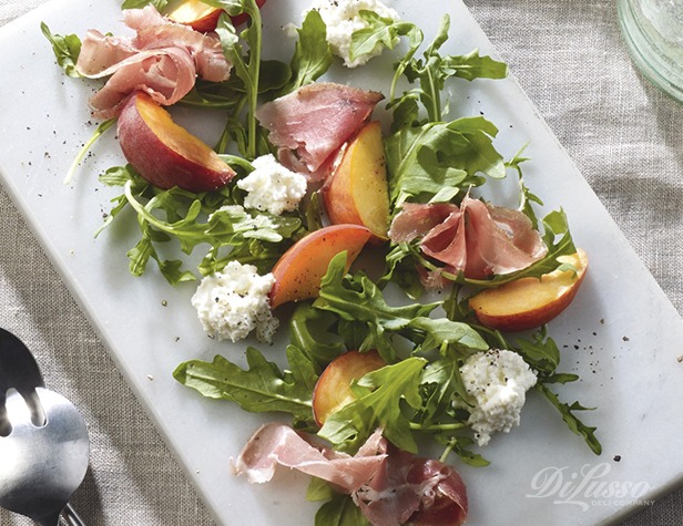 Prosciutto Peach Salad