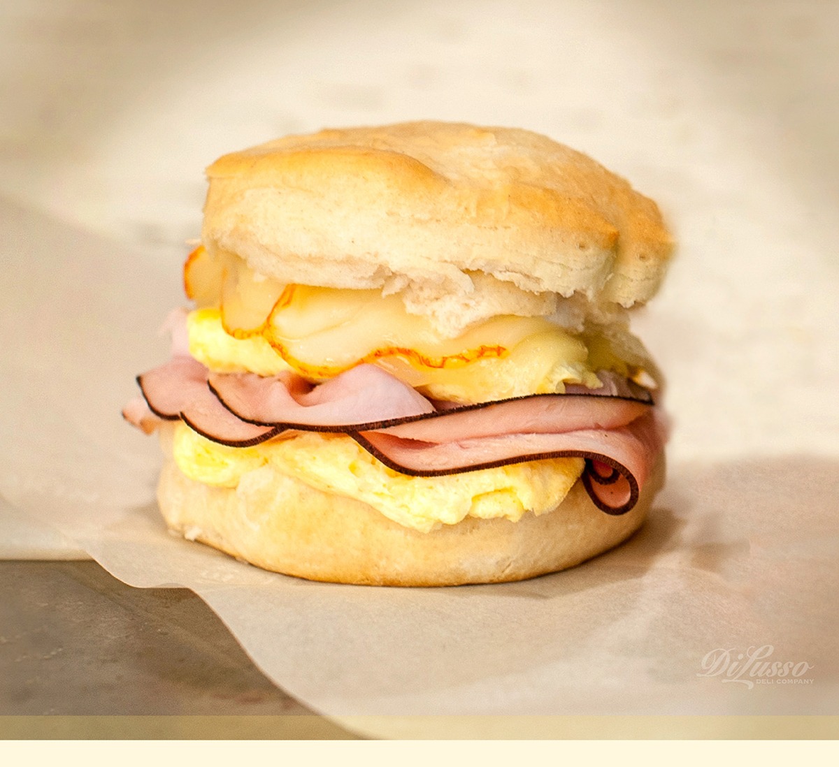 Ham, Egg & Cheese Breakfast Biscuits