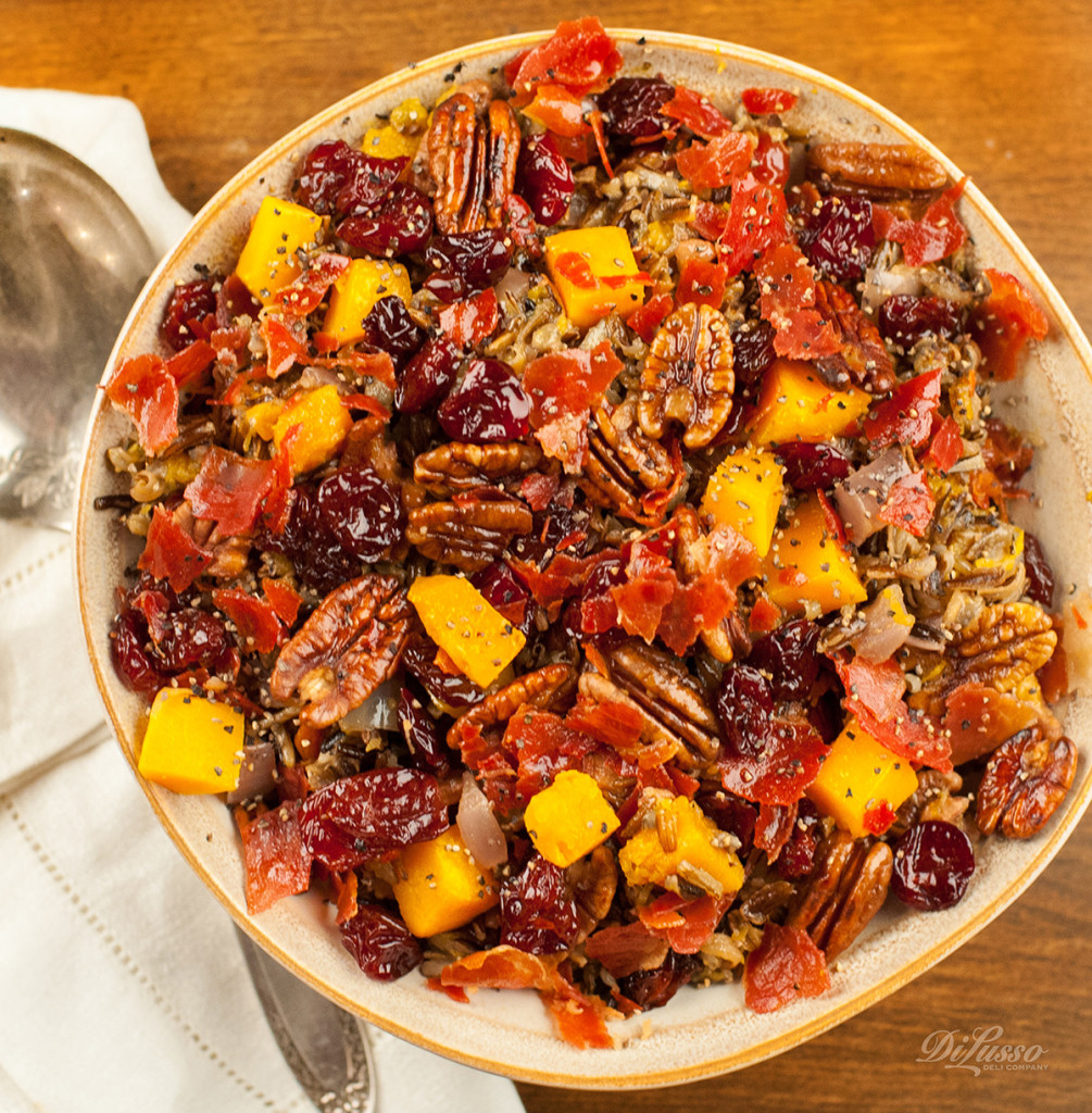 DiLusso_wild_rice_squash_proscuitto_cherries