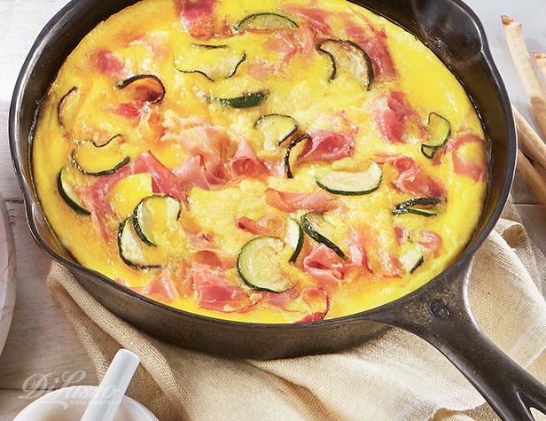 Prosciutto and Zucchini Frittata