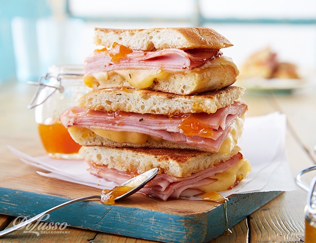 Grilled Ham and Havarti Sandwich