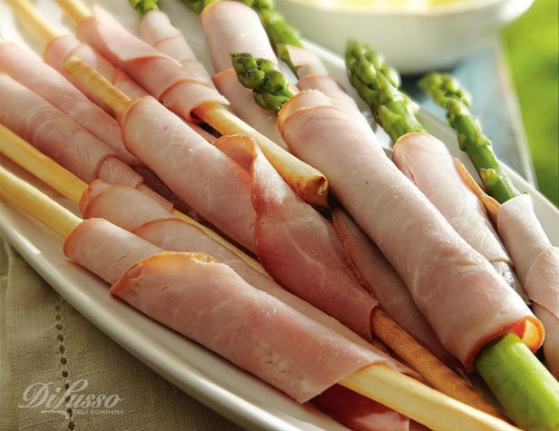 Ham-Wrapped Grissini and Asparagus