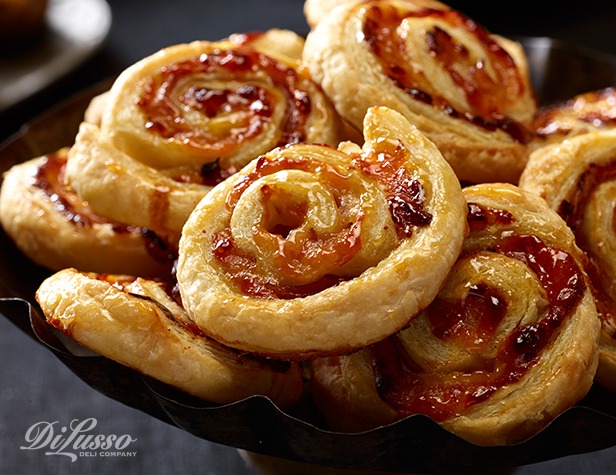 Ham, Swiss & Apricot Pinwheels