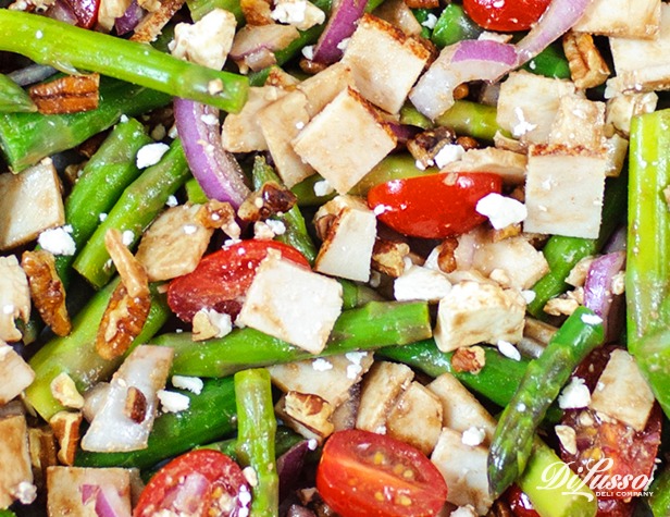 Asparagus, Feta & Chicken Salad