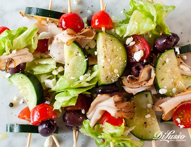 Greek Salad Skewers