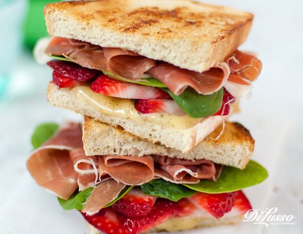 Prosciutto Strawberry Grilled Cheese