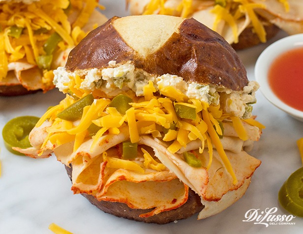 Buffalo Jalapeño Popper Sliders