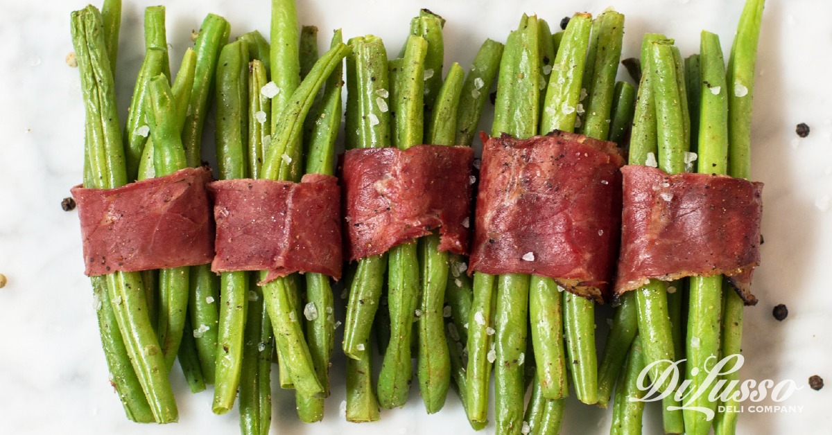 PastramiWrapped Green Bean Bundles Di Lusso Deli