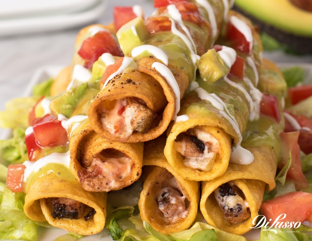 Cheesy Turkey Taquitos